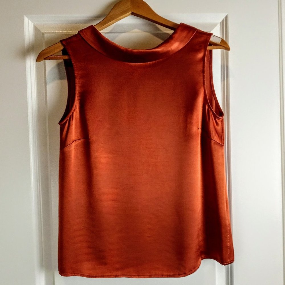 Boden Cinnamon Peter Pan Collar Sleeveless Top NWT - image 1